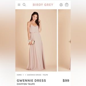 Birdy Grey Gwennie Dress in Taupe